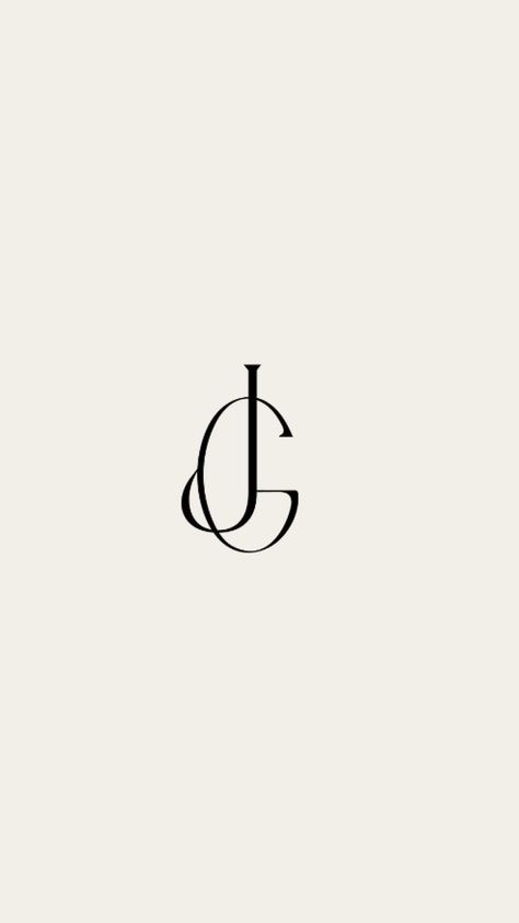 Elegant JG Monogram Logo for Photographer Jg Tattoo, Jg Logo, Instagram Prints, Elegant Branding, Brand Icon, Monogram Logo Design, Web Design Projects, Beautiful Logos, Initials Logo