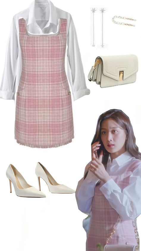 Im Ju Kyung Outfit, K Drama Dress, Ju Kyung True Beauty Outfits, Lim Ju Kyung Outfit, True Beauty Outfits Drama, True Beauty Lim Ju Kyung, K Drama Fashion, K Drama Outfits, Lim Jukyung