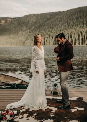 PineyRiverRanch-SS-NikkNguyenPhoto-76 Wedding Dress Empire, Vail Co, Western Wedding Dresses, Unconventional Wedding Dress, Bohemian Inspiration, Unconventional Wedding, Austin Wedding Photographer, Bohemian Wedding Dress, Bohemian Bride