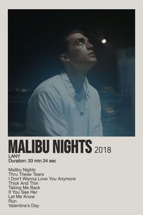 Malibu Nights, Minimalist Posters, Minimalist Poster, Lany, Let Me Know, Love You, Let It Be, Movie Posters, Film Posters