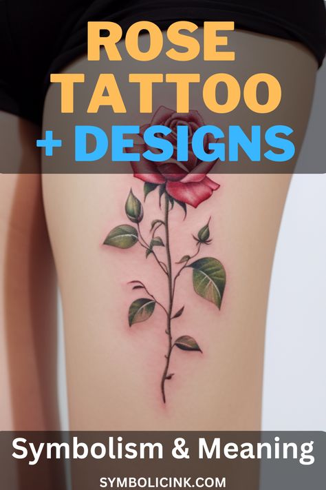 Rose Tattoo Meaning Pink Rose Tattoo, Rose Meaning, Rose Tattoo Meaning, Pink Rose Tattoos, Small Rose Tattoo, Tattoo Meanings, Strength Tattoo, Rose Tattoo Design, Cute Tattoos For Women