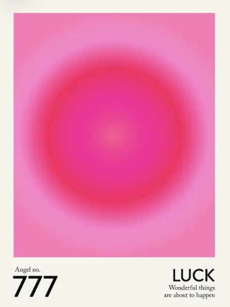 777 Aura Poster, 777 Aura Wallpaper, Room Posters Pink, 777 Wallpaper Iphone, 777 Aura, 777 Aesthetic, 777 Wallpaper, Pink Aura Poster, Aura Posters