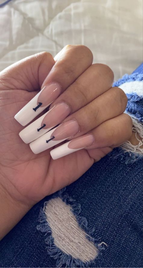 1111 Angel Number Nails, 111 Nails, Number Nails Design, Angel Number Nails, Number Nails, Deep Conversation, Conversation Topics, Angel Number, White Nails