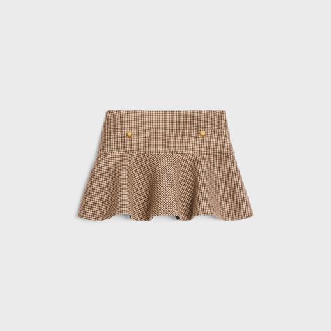 Celine Dress, Kim Young-dae, Ruffled Mini Skirt, Wool Mini Skirt, Outfit Sets, Dress Skirt, Skirt Set, Mini Skirt, Ready To Wear