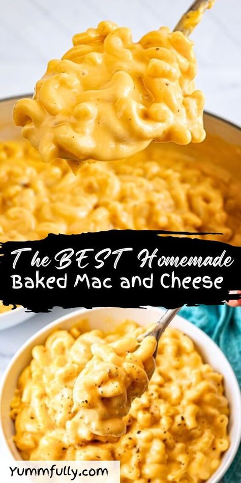 I am always amazed at how easy it is to transform simple everyday ingredients into a gooey, cheesy family favorite! Homemade Baked Mac And Cheese, Good Macaroni And Cheese Recipe, Mac And Cheese Sauce, Best Mac N Cheese Recipe, Classic Mac And Cheese, Baked Mac And Cheese Recipe, Best Macaroni And Cheese, Making Mac And Cheese, Best Mac And Cheese