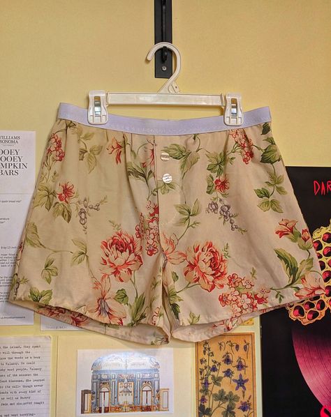 exams are almost done which means we're so back. boxer short pattern by peppermint mag #sewing #sew #sewsewsew #sewingproject #sewersgonnasew #sewingproject #sewingideas Boxer Pattern, Boxer Shorts Pattern, Boxer Pants, Short Pattern, Boxer Shorts, Patterned Shorts, Peppermint, Sewing Projects, Sewing