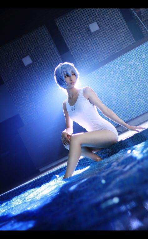 Wallpaper : women, blue hair, Neon Genesis Evangelion, Ayanami Rei, swimming pool, underwater, one piece swimsuit, swimwear, image 1189x1920 - neo937 - 339161 - HD Wallpapers - WallHere Swimming Pool Underwater, Pool Underwater, Wallpaper Women, Swimsuit Cosplay, Swim Float, Neon Evangelion, Genesis Evangelion, Neon Genesis, Neon Genesis Evangelion