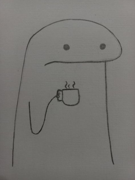 Simple Drawing of Flork drinking Coffee. Coffee Simple Drawing, Drinking Drawing, Drawing Simple, Easy Drinks, Drinking Coffee, Coffee Drinks, Easy Drawings, Drinks, Coffee