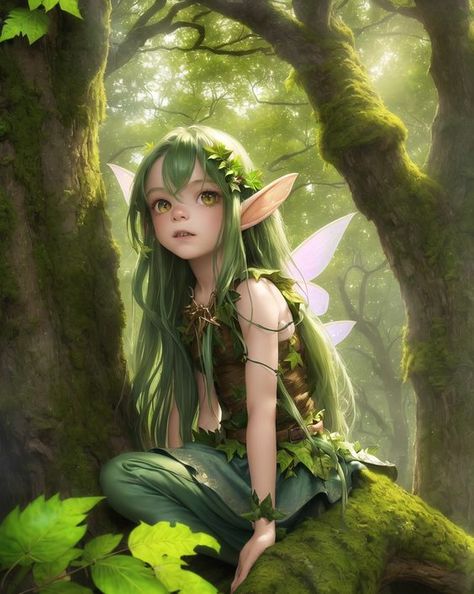 Fantasy Nature, Anime Mermaid, Fairy Images, Fairy Art Dolls, Pixies Fairies, Fairy Pictures, Fairy Artwork, Fairies Elves, Fantasy Images