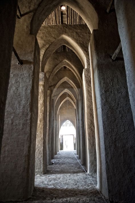 Interior of the Great Mosque of Djenné Mali, Africa" stock image | Mosque, Architecture, Mali Great Mosque Of Djenné, Djenné Mosque, Mali Aesthetic, Mali Empire, Hidden Architecture, Mali Africa, Visual Map, African Architecture, African Pots