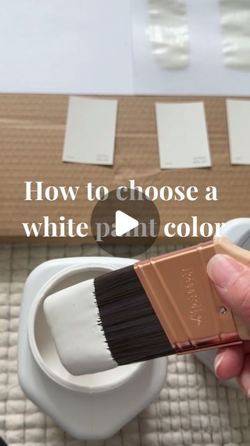 Crystal Jarvi | {Virtual} Home Design + Decor on Instagram: "Are you struggling to choose a white paint color for your home? 🙋🏼‍♀️ you are not alone! Sharing some of my favorite white paints and how to find their undertones.  Let’s look at 4 popular @sherwinwilliams paint colors: SW Snowbound SW Greek Villa  SW Alabaster  SW City Loft   When choosing a white, first take a very neutral bright white (SW Extra White is one of their most neutral and bright whites) and compare it to the color you are looking at. It will pull the undertones and you will be able to see how the color changes.  I talk through all the undertones, LRV, and trim pairings in this video to help you choose the best one for your home!   Always remember, it’s best to test paint on each wall and look at it in different li Eider White Vs Alabaster, Tulle White Paint Color, Oyster White Vs Alabaster, Sw Incredible White Walls, Sw Snowbound Exterior, Sw Snowbound Walls, Sw Greek Villa Walls, Snowbound Vs Alabaster, Sw Alabaster Walls