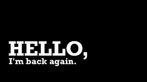 Hey everyone!! It’s only been, what a year or so since I’ve written on here!! This week, I was thinking about what did I do for fun anymore? I still run ( well haven’t been traini… I Am Back Quotes, Im Back Quotes, Back Wallpaper, Staff Meetings, Jealous Of You, I Am Back, You Promised, I Quit, Im Back