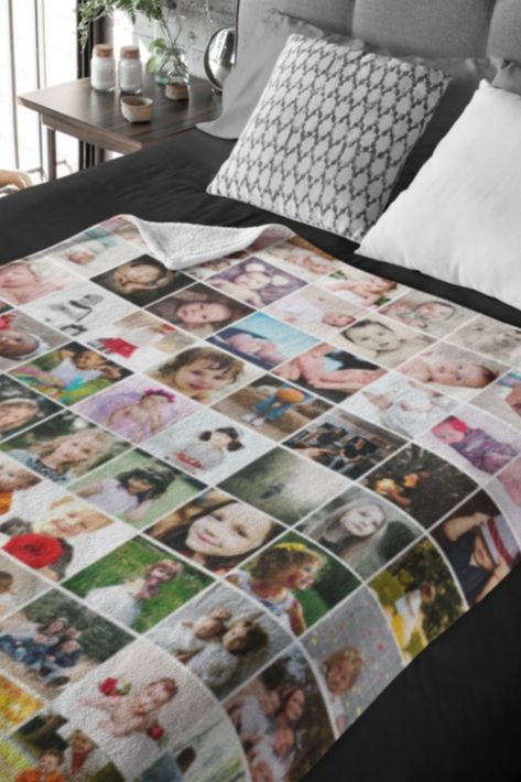 Gifts For Christmas, Days Until Christmas, Christmas Blankets, Photo Blanket, Personalised Blankets, Customized Blankets, Diy Custom, Personal Cards, Custom Photo