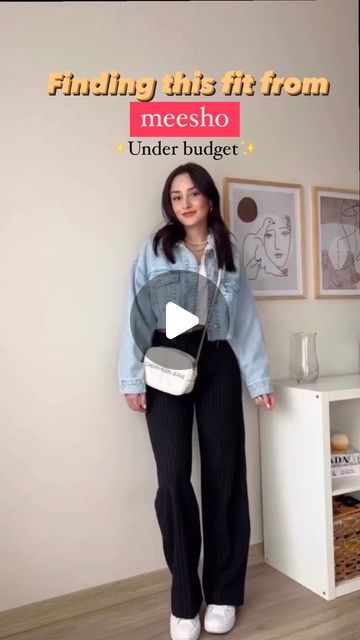 Denim Jacket, Trousers, Outfit Inspirations, Fashion Outfits