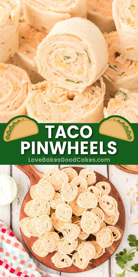 Lake Snacks, Taco Pinwheels, Pinwheel Appetizers, Lake House Food, Pinwheel Recipes, Lake House Food Ideas, Finger Foods Easy, Lake Food Ideas Summer, Recipes Appetizers And Snacks