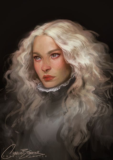 CrimsonPeak by Charlie-Bowater on DeviantArt Charlie Bowater, Crimson Hair, Mia Wasikowska, Crimson Peak, Digital Museum, Work Art, Collaborative Art, Lunch Break, The Villain