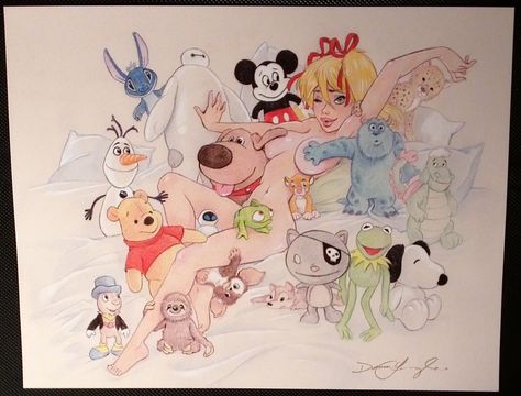 MANDY "Cartoon Time" Art Print Signed DEAN YEAGLE Dean Yeagle Art, Dean Yeagle Mandy, Dean Yeagle, Modern Rockabilly, Rockabilly Pinup, Girl Drawings, Time Art, Pin Ups, Cartoon Characters