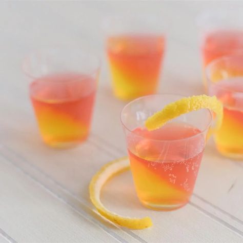 French 75 Jell-O® Shots Recipe | Allrecipes Rumchata Pudding Shots, Homemade Liquors, Cream Drinks, Bananas Foster French Toast, Jell O Shots, French 75 Cocktail, Flavored Rum, Game Day Party, Pudding Shots