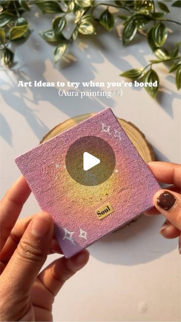 How To Paint An Aura, Aura Painting Art, Aura Painting, Mini Paintings, Aura, Acrylic Painting, Sketch Book, Abstract Art, Craft Ideas