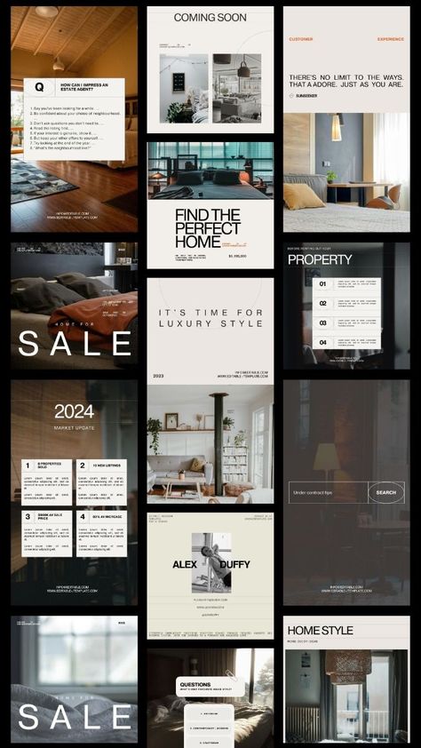 🌟 Make your real estate listings stand out with our Instagram Real Estate Template, crafted on Canva! Perfect for agents and brokers who want to create professional, eye-catching posts. Highlight your properties, share success stories, and keep your audience engaged with stylish visuals. Customize to match your brand and start seeing results today. Turn your Instagram into a powerful marketing to#RealEstateMarketing #PropertyDesign #HomeStaging #RealEstateTips #MarketingStrategy #InteriorDesign #RealEstatePhotography #HomeDecorIdeas #RealEstateBranding #DigitalMarketing New Listing Real Estate Post, Real Estate Instagram Stories, Real Estate Story, Real Estate Posters, Real Estate Stories, Google Banner Ads, Real Estate Instagram Post, Realtor Templates, Canva Real Estate