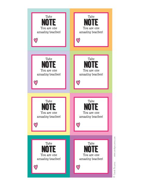 Teacher Appreciation Sticky Notes, Sticky Note Gift Ideas, Teach Gifts, Appreciation Crafts, Teacher Appreciation Notes, School Sticky Notes, Free Teacher Appreciation Printables, Cheesy Gifts, Teacher Encouragement