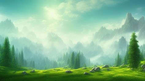 Forest Background Landscape, Green Background Landscape, Nature Background Images For Editing, Tree Desktop Wallpaper, Green Forest Background, Desktop Background Nature, Background Forest, Hd Landscape, Picture Editing