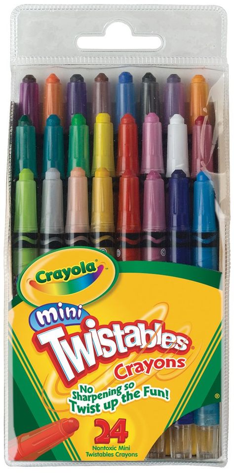 Crayola 24ct Mini Twistables Crayons Indoor Games For Adults, Toxic Art, Twistable Crayons, Crayola Art, Crayon Set, Crayola Crayons, Indoor Activities For Kids, Fun Crafts For Kids, Tools For Sale