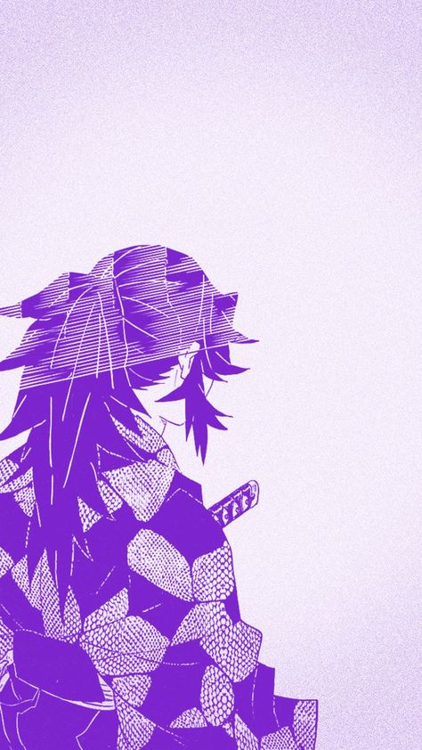 Kokushibo Wallpaper, White Template, Image Fun, Panel Art, Purple And White, Dark Anime, Kimetsu No Yaiba, Wallpaper Iphone Cute, Slayer Anime