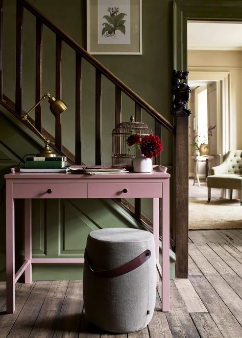 Painted Dressing Table, Style Hallway, Tall Side Table, Colored Ceiling, Chichester, Small Desk, Timber Flooring, Grey Oak, Kitchen Cabinetry