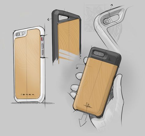 Product Sketch, Logos Retro, Concept Sketches, Industrial Design Sketch, Sketch Inspiration, Phone Design, Phone Photography, Hand Holding, Presentation Design