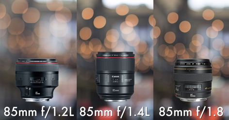 Canon 85mm Shootout: f/1.2 vs f/1.4 vs f/1.8 85mm 1.4 Photography, Best Portrait Lens Canon, Photographer Equipment, Sharp Photo, Photography Basics, Best Portraits, Photography Gear, Canon Lens, Photography Camera