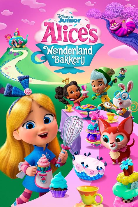 Alice's Wonderland Bakery (2022) Alice In The Wonderland, Disney Junior, Alice In Wonderland, Tv Series, Tv, Disney