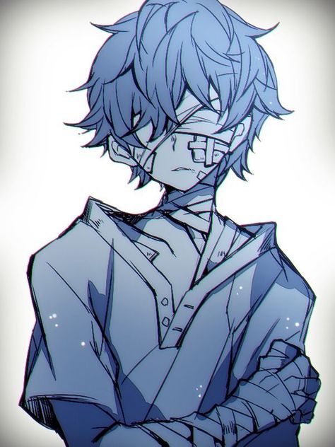 Dessin Adorable, Manga Boy, 영감을 주는 캐릭터, Anime Boys, Dark Anime, An Anime, 그림 그리기, Blue Hair