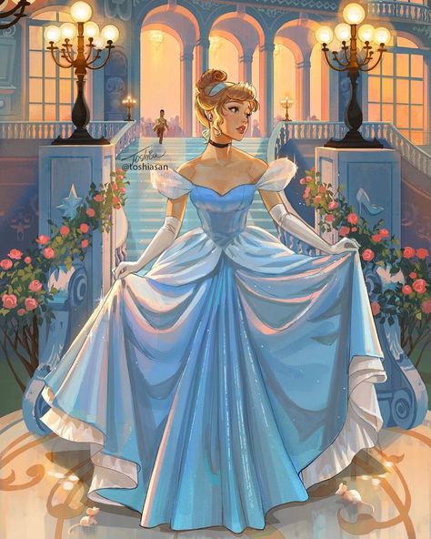 Cinderella Aesthetic, Cinderella Art, Princesas Disney Anime, Disney Character Art, Foto Disney, Image Princesse Disney, Animation Disney, Disney Princess Artwork, Sans Art