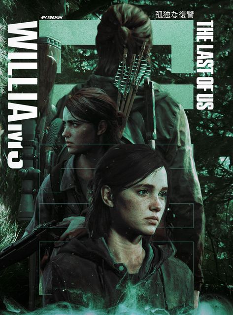 Tlou Game Poster, Tlou Poster Vintage, The Last Of Us Poster Art, Ellie Williams Poster, Tlou2 Poster, Tlou Poster, Game Poster Design, The Last Of Us Poster, Ellie The Last Of Us