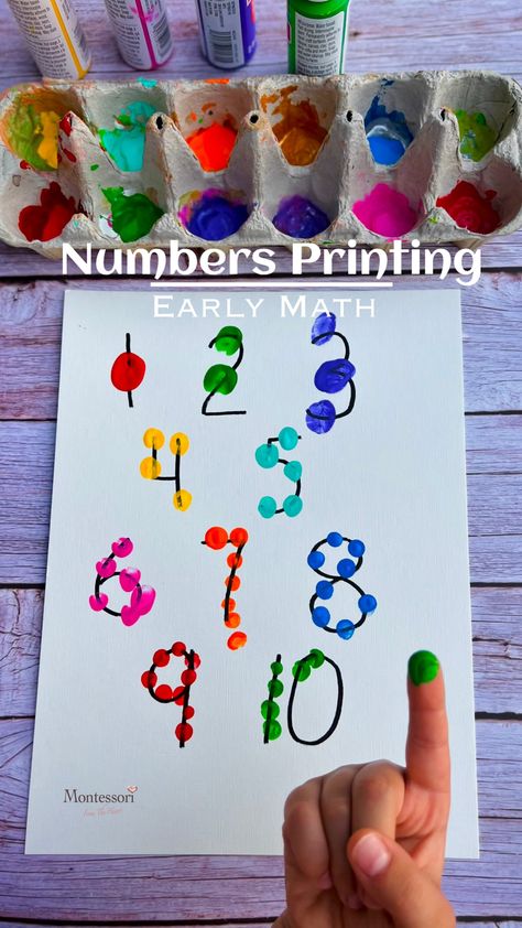 Fingerprinting Numbers Earth Math Kids Activity Homeschool Preschool Activities, Aktiviti Kanak-kanak, Math Activities For Kids, Physical Activities For Kids, Kindergarden Activities, Montessori Toddler Activities, Nursery Activities, Kindergarten Learning Activities, Baby Learning Activities