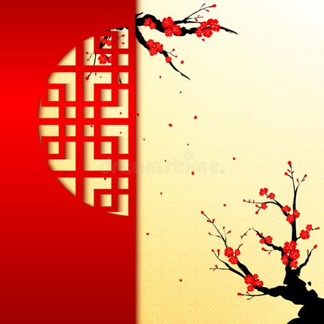 Chinese New Year Cherry Blossom Background. Chinese New Year Cherry Blossom Gree , #Affiliate, #Cherry, #Year, #Chinese, #Blossom, #Card #ad Blossom Background, Chinese Ornament, Chinese Theme, Chinese Wallpaper, Cherry Blossom Background, Nouvel An, Free Illustrations, Stop Motion, Chinese New Year