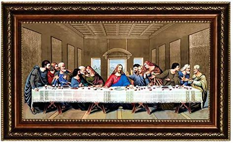 Modern Framed Art, The Last Supper, Mom Art, Last Supper, Oil Painting Reproductions, Scripture Art, Painting Reproductions, Changing Wall Color, Mural Painting