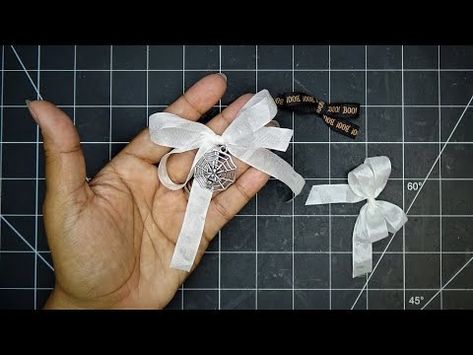 (5) How to Make a Pretty Bow Using Just Your Fingers & Any Ribbon, Twine, Etc... Much Requested Tutorial - YouTube Diy Gift Bow, Bow Making Tutorials, Christmas Tree Decorations Ribbon, Ribbon Making, Homemade Bows, How To Tie Ribbon, Bows Diy Ribbon, Bows Diy, Bow Tutorial