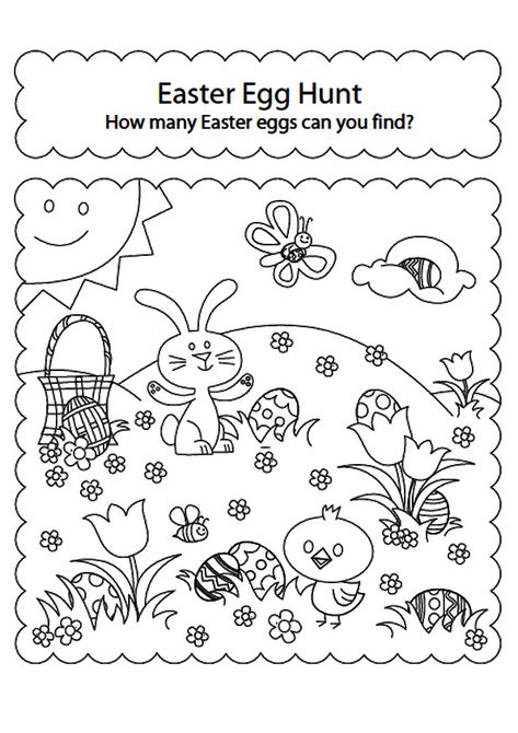 Easter Preschool Worksheets, Free Easter Coloring Pages, Printable Easter Activities, Easter Coloring Sheets, Easter Kindergarten, Easter Worksheets, Easter Egg Coloring Pages, Easter Bunny Colouring, Easter Activities For Kids