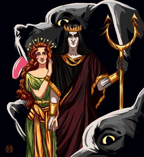 Greek Mythology Matching Pfp, Hades Artwork, Persephone And Cerberus, Hades Portrait, Hades Art, Hades Aesthetic, Persephone Art, Hades Greek Mythology, Hades Persephone