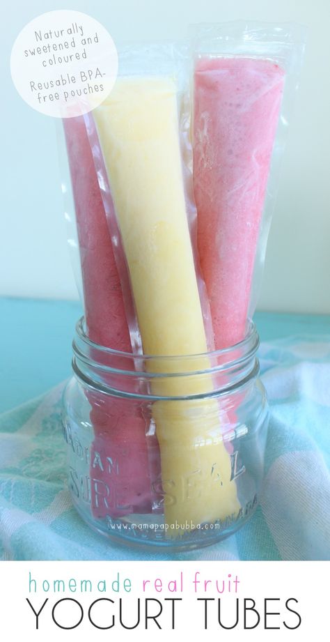 Yogurt Tubes, Healthy Dinner Smoothies, Fruit Yogurt Smoothies, Lunchbox Kids, Smoothie Without Yogurt, Kids Yogurt, Apricot Smoothie, Banana Apple Smoothie, Yogurt Honey