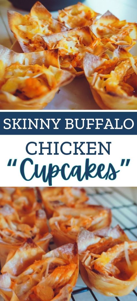 Skinny Buffalo Chicken “Cupcakes” are a perfect low carb appetizer or light lunch that’s so easy to make. It’s a great way to use up extra shredded buffalo chicken! Bisquick Muffins, Grab And Go Lunch, Chicken Cupcakes, Ww Appetizers, Low Carb Appetizer, Protein Breakfasts, Creative Drinks, Shredded Buffalo Chicken, 30g Protein