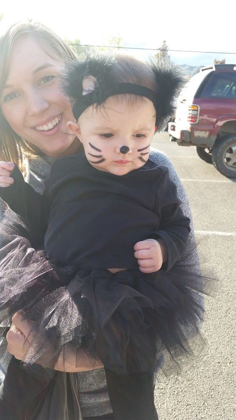 DIY Halloween Toddler Cat Costume Toddler Cat Costume, Toddler Halloween, Cat Costumes, Girl Mom, Toddler Dress, Halloween Diy, Baby Fashion, Halloween Costumes, Baby Face