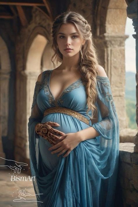 Feyre Archeron, Pregnant Princess, Feyre And Rhysand, Court Of Thorns And Roses, Sarah J Maas Books, Fantasy Dresses, A Court Of Mist And Fury, Royal Outfits, Fantasy Gowns