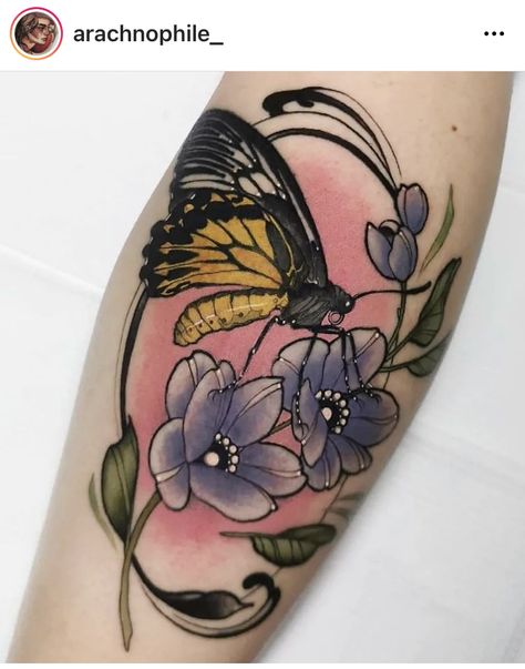 Neotrad Butterfly, Mason Jar Tattoo, Traditional Butterfly Tattoo, Amazing Tattoos, Traditional Flash, Tattoo Apprentice, Neo Traditional, Flash Art, Tattoo Inspo