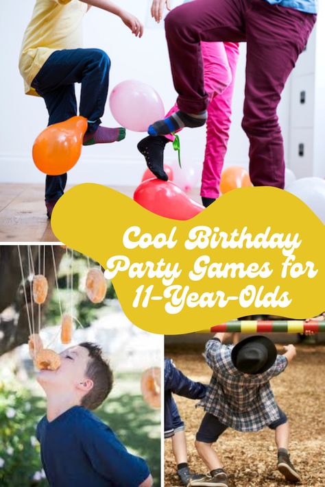 Cool 11-Year-Old Birthday Party Games Tweens will LOVE - Peachy Party Birthday Games For Family, Birthday Games For Girls Party, Games For Girls Party, 9 Year Girl Birthday Party Ideas, Kid’s Birthday Party Games, Outside Party Games For Kids, Kids Activities For Birthday Party, 8 Year Birthday Party Games, 10th Birthday Party Activities