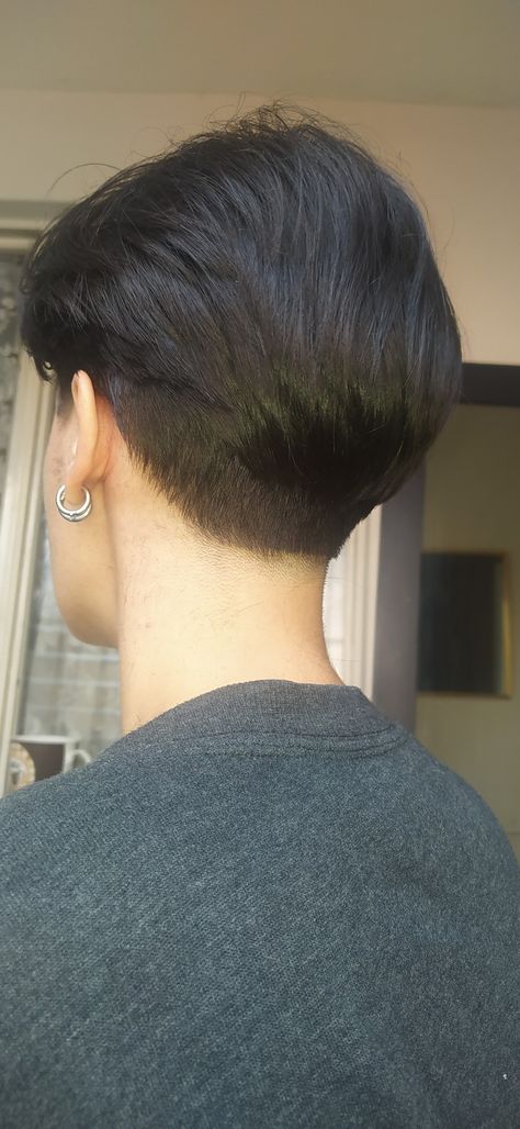 Undercut Long Pixie, Subtle Mullet, Mid Fade Haircut, Androgynous Haircut, New Hair Look, Short Hair Tomboy, Asian Haircut, Really Short Hair, Asian Short Hair