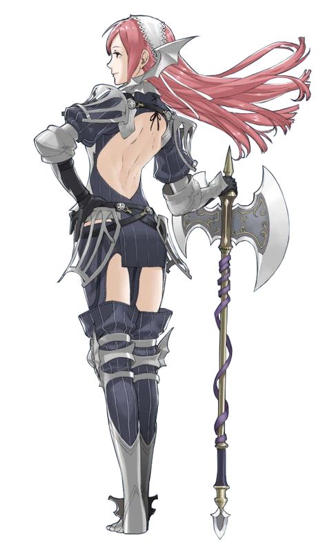 Cherche - The Fire Emblem Wiki - Shadow Dragon, Radiant Dawn, Path of Radiance, and more Yusuke Kozaki, Fire Emblem Games, Fire Emblem Characters, Fire Emblem Fates, Fire Emblem Awakening, Comic Manga, Fire Emblem Heroes, Warrior Girl, Female Character Design