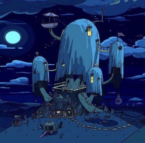 pretty treehouse scene / aesthetic Adventure Time Background, Time Background, Adventure Time Wallpaper, Episode Backgrounds, Adventure Time Cartoon, Cartoon House, Wallpaper Animes, Themed Room, Adventure Time Art